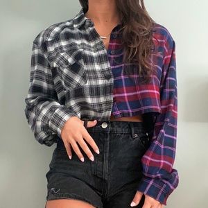 Urban Outfitters Cropped Flannel